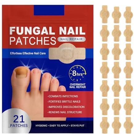Parches reparadores de uñas para pies | Parches para hongos en las uñas | Tratamientos naturales para hongos en las uñas de los pies | Apósito transpirable para hongos en (A)