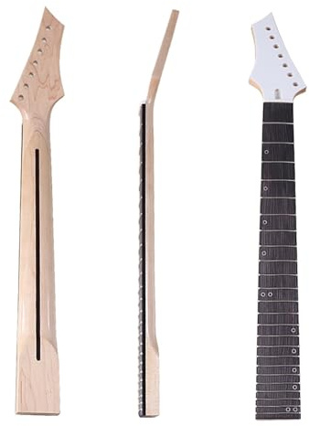 Manche De Guitare Manche De Guitare Électrique 7 Cordes 24 Frettes Pour Gaucher Revers En Érable