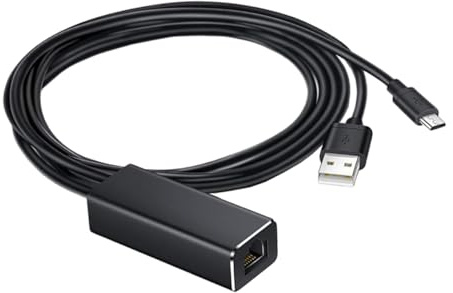 NUOBESTY Adaptateur Usb Vers Ethernet Carte Réseau Sans Alimentation Domestique Convertisseur Réseau Simple Et Léger