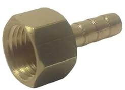 1PC 6mm OD Schlauch M16x1.5 Metric Innengewinde Messing Rohr Fitting Koppler Stecker