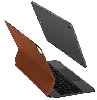 UNIQ VENNO PRO - Custodia per iPad Air 11 (M2-M4) e 11 (2022/20) | Tastiera magnetica SMART Folio IPAD PRO 11 (2022/21) - Caramello (caramello)