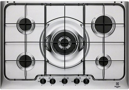Rex Piano Cottura 5Fuochi gas tripla corona 75cm Inox PX750UV