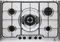 Rex Piano Cottura 5Fuochi gas tripla corona 75cm Inox PX750UV
