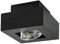 Arcchio Strahler Vince (Modern) in Schwarz aus Aluminium (1 flammig, GU10) - Deckenlampe Deckenleuchte Lampe Spot Flurleuchte
