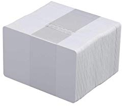 Evolis Plastic Cards, 100 pcs. White, 30 mil, C4001 (White, 30 mil, Without Magnetic Stripe)