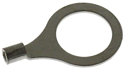 Lumonic 25x Quetschkabelschuhe blank 1,5-2,5mm² I RIngkabelschuhe M12 unisoliert I Kabelschuhe M12, Rohrkabelschuh 1,5mm2 2,5mm2 Ringösen, Quetschverb