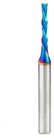 Amana Tool 46225-K SC Spektra Extreme Tool Life Coated Spiral Plunge 1/8 Dia x 13/16 CH x 1/4 SHK 2-1/2 Inch Long Down-Cut Router Bit