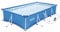 Bestway Steel Pro Frame Pool Set, rechteckig, blau, 400 x 211 x 81 cm