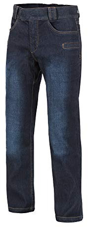 Helikon-Tex GTP Greyman Pantalon Tactique Urban Line, Homme, Jean Moyen Bleu foncé, 32W x 34L