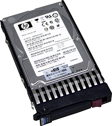 HP SAS de Disco Duro 500 GB Dual Port 7,2 K SFF 507610-b21, 507609 – 001, mm0500famyt (Reacondicionado)