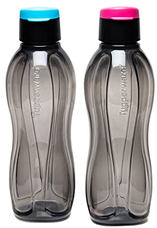 Tupperware Aquasafe Xtreme Lot de 2 bouteilles à couvercle rabattable 1 l