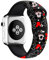MIADEAL Fasce a tema mouse per Apple Watch, adatte a tutte le serie iWatch, 38 mm/40 mm/42 mm/44 mm (nero, 38 mm o 40 mm)