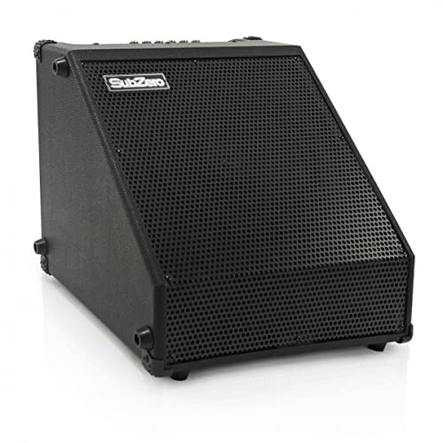 SubZero Schlagzeug- und Keyboard-Verstärker mit EQ - 12 Zoll 60 W RMS | Kraftvoller 60W-Verstärker mit 12-Zoll-Koaxiallautsprecher und 3-Band-EQ, Vielseitig für Schlagzeug und Gitarren