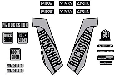 Adesivi compatibili con forcella bici Rock Shox Pike Yari Lyrik 2016-29''