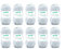 Gründl Wolle King Cotton - dicke Wolle zum Stricken - Strickgarn - Häkelgarn - weich und hautfreundlich - 55 % Polyacryl, 45 % Baumwolle - 10 Knäuel 50 g / 78 m - Nadelstärke 6-7 - hellgrau