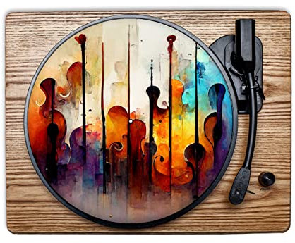 Slipmat - Alfombrilla de Goma para Tocadiscos (30,5 cm)