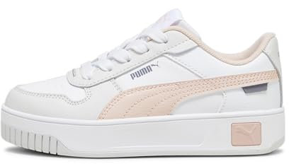 PUMA Carina Street PS, Scarpe da Ginnastica, White Rose Dust Feather Gray, 31 EU