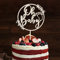 Oh Baby Cake Topper Holz, Oh Baby Tortendeko für Babyparty Baby Shower Deko, Gender Reveal Partydeko, Windeltorte Deko