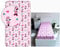 Fitted Sheet Minnie Mouse Single Bed%100 Cotton, Official Licensed(200x90x25cm)