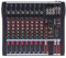 8 Kanal Audio Mixer Soundboard Konsole Professioneller Mixer Mischpult mit USB Dj für Karaoke DigitalAudio Mixer 48 V Schwarz