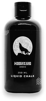 MoonKing Sports Liquid Chalk [250ml] - Flüssigkreide Magnesia - optimaler Grip – Calisthenics, Klettern, Bouldern, Fitness, Cross Fit, Turnen, Poledance – Gym Zubehör & schnell trocknend