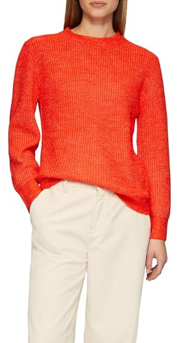 s.Oliver Strickpullover mit Rippdetail und Crew Neck