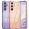 R-fun Custodia Crystal Glitter progettata per Samsung Galaxy S24, [Anti-ingiallimento] [Protezione di grado militare] Custodia per Galaxy S24 2024,Rosa
