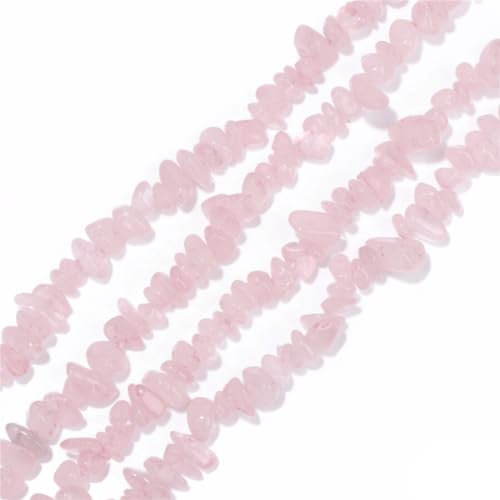 5-8mm naturale Quarzo rosa irregolare Chips pietra perline di cristallo gemme per gioielli fai da te che fanno artigianato forniture Charms assortiti 30-33 