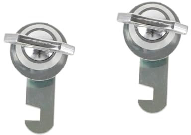 Gadpiparty 4 Stück Wohnmobil Schranktürschloss Briefkasten Ersatzteile Wohnmobil Aufbewahrungstürriegel Schrankschlösser Briefkastenschloss Türriegel Werkzeugkastenschloss