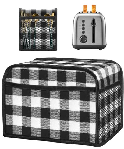 Toaster mit Tasche | Toaster Fingerabdruckschutz | 2 Toaster mit Taschen, maschinenwaschbar, kann Marmeladenstreuer & Toasterzange halten