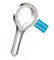 CUCM Shower Head with High Pressure and Water Saving Design, High Pressure(220%) Water Saving(60%) Handheld Shower Head with Polymer Mist Spray, Unique Star Ring Shaped Chrome