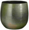 MICA Decorations Porto Pot de fleurs - 23 x 23 x 23 cm - Terre cuite - Vert