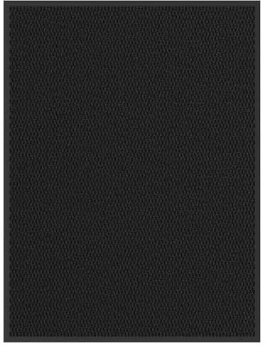 vidaXL Fußmatte Schwarz 90x120 cm
