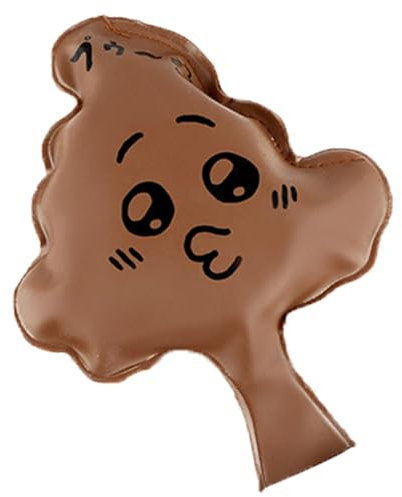 LearnLyrics Whoopee Kissen in Form einer Kaka, selbstaufblasendes Furzkissen, lustiges Scherzspielzeug für Halloween, Partygeschenk, zum Lernen der Worte