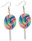 Garneck 4 Stück Süße Lutscher Ohrringe - Kreative Statement-Ohrringe Aus Polymer Clay Für Damen Lange Baumelnde Ohrstecker Im Verspielten Candy Design Ideal Als Modisches Accessoire Für