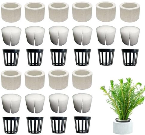 Aquatic Plants Fixed Ring Set, Aquarium Plant Weight Pots, Aquarium Plant Holder, Fish Tank Planting Tool, Water Plant Weights Pot For Plant Fix