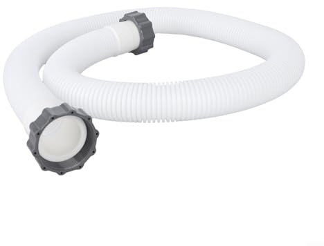 Pour tuyau de rechange compatible Intex de 150 cm de long pour le raccordement à votre filtre de piscine standard pour pompe