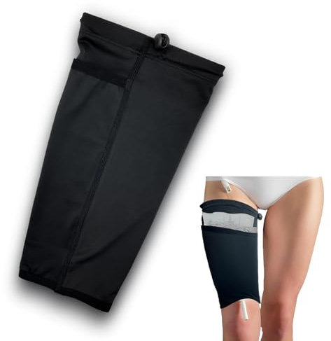 Katheterbeutel Beinbeutel,Urinbeutel Unterwegs Halter,Beinbeutel Für Katheter Tasche,Katheter-Ärmel,Beinbeutel HüLse Für Inkontinenz Urinbeutel,Katheter ZubehöR,für MäNner Urin-Auffangbeutel Abdeckung