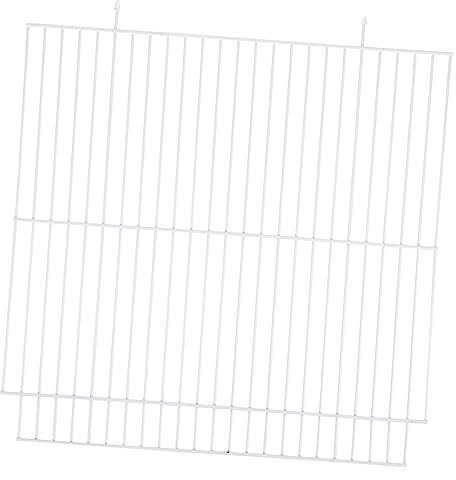 GANAZONO Pet Käfig Trennwand Aus Eisen Für Grundkäfig Robuste Netztür Als Trennplatte Für Hamster Und Kleintiere Einfache Montage Sichere Tierabtrennung Weiß