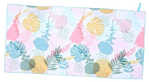 STOBAZA Toalla Microfibra con Estampado para Piscina Camping y Gimnasio con Bolsa