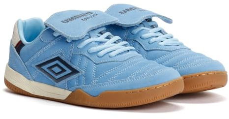 Umbro Speciali TR Suede Vista Blue/Dark Navy/White Sand Trainers - UK 10