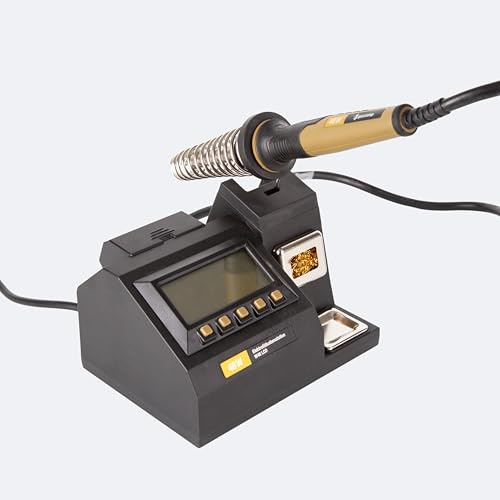 Gazcamp W48 LCD Digitale Lötstation, 48W, 150-420°C, LCD-Display, Softgrip-Lötkolben, Kunststoffgehäuse, Professionell, für Elektronik & Feinlötarbeiten
