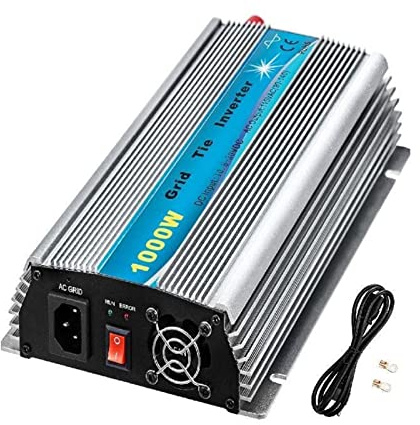 1000 W Grid Tie Solar Inverter MPPT reine Sinuswelle 10,8–30 V/20–45 V bis 115 Solarpanel PV/Windkraftanlage Stromerzeugung,Hohe Stabilität(10.8-30VDC)