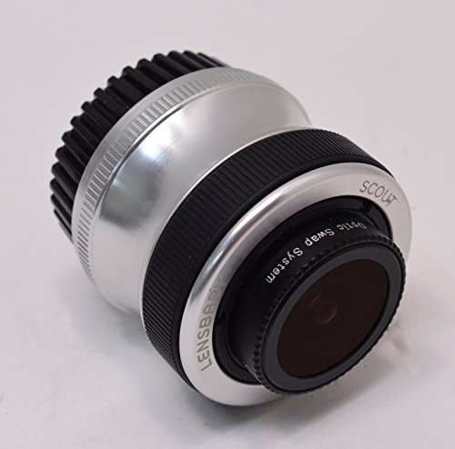 Lensbaby LBSFEC Obiettivo Scout con Fisheye per Canon, Argento