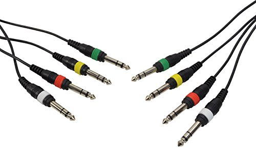 Cobra Jack To Jack Stereo X 4 Patch Lead, 3 metres