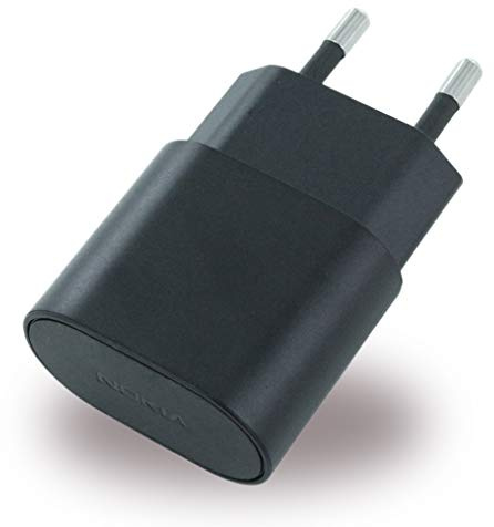 Nokia AC-50E + Datenkabel USB Ladegerät für Nokia Geräte schwarz