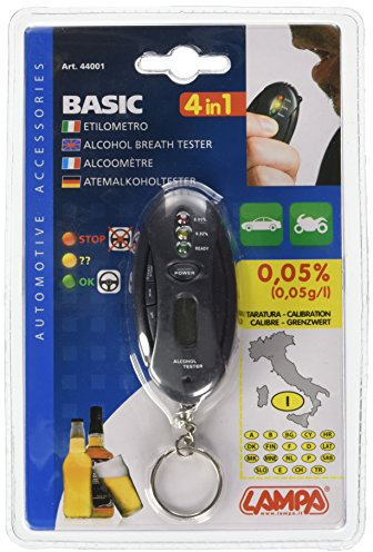 Lampa Atem-Alkoholtester mit Schlüsselring