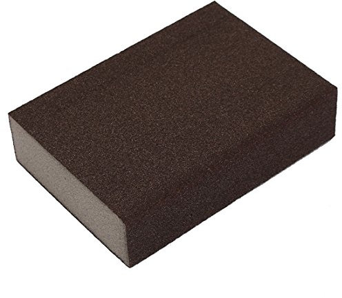 sourcing map 100mm x 70mm x 25mm 400 Grit Sponges Polishing Pad Sanding Block