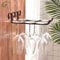 FLTRADE 2 Zeile Retro Rubbed Bronze Gläserhalter Weinregale Edelstahl 28cm Gläserschiene Weinglashalter Regal Cup Hangers Rack Halter mit Schrauben Küche Bar