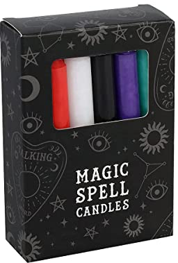 Green Tree Lot de 12 bougies mélangées Motif magie